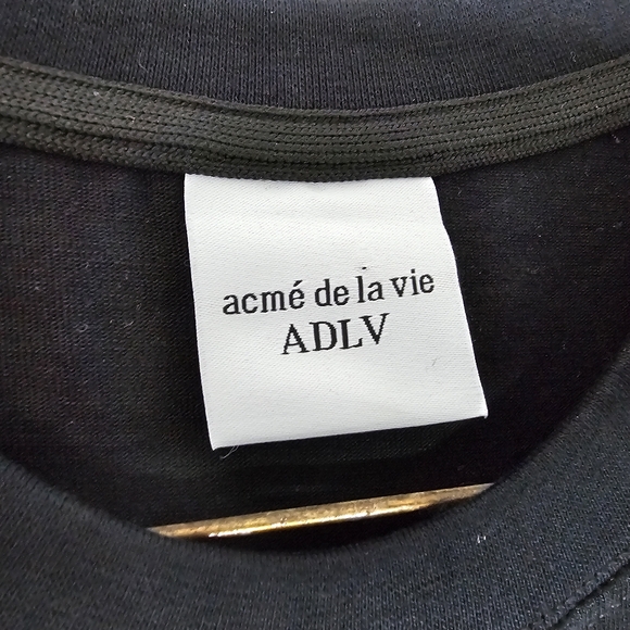 ADLV Acme De La Vie Black Shirt Mens W/Baby Face Donuts Graphic ADLV A3-21 - Picture 3 of 6